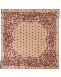 Hedvábná bandana Simple Paisley | Serà Fine Silk