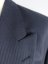 Dormeuil vintage double-breasted navy striped suit