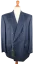Dormeuil vintage double-breasted navy striped suit