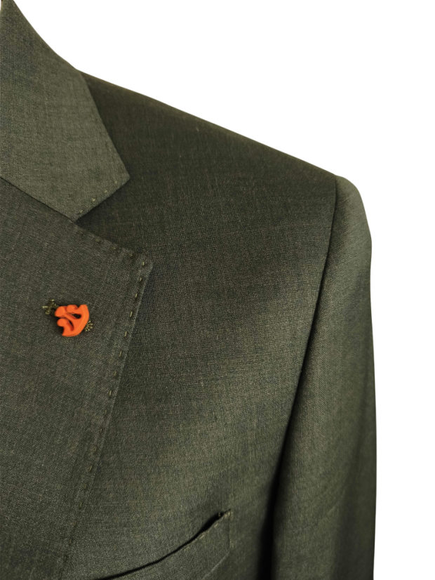 Scarano Napoli suit in fresco wool Holland & Sherry - Size: 50