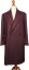 Kabát ZARA | Vlněná směs, Vínová/Bordó Vel. M/L