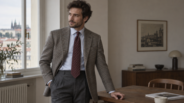 How to Mix Patterns in Men's Clothing: Jacket, Shirt, and Tie