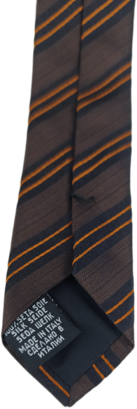 Kravata HUGO BOSS | Hnědá, 100% Silk (Made in Italy)