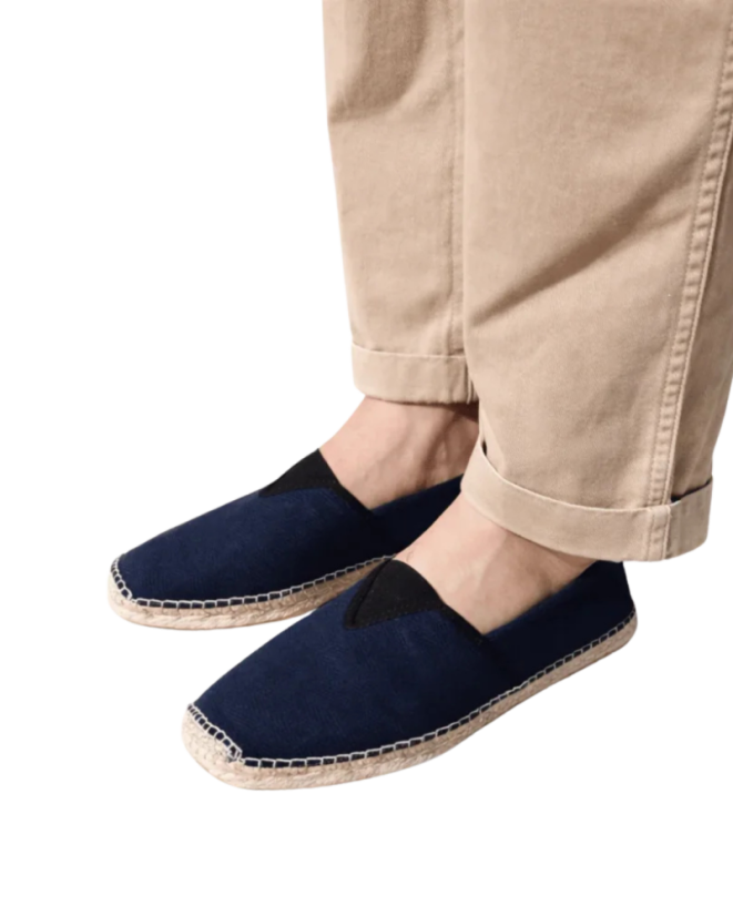 Don Quichosse IBAN pánské espadrilky z chevron plátna