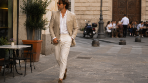 Why does Italian style look better than a regular business outfit?