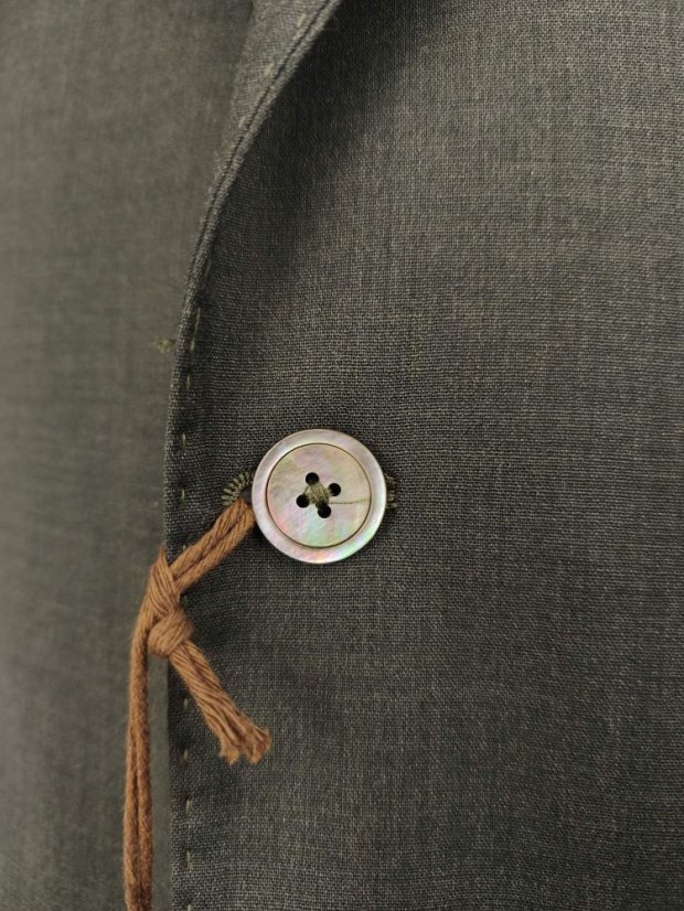 Scarano Napoli suit in fresco wool Holland & Sherry - Size: 50