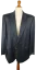 Dormeuil vintage oblek charcoal chalkstripe