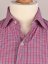 Ralph Lauren SLIM FIT | Růžová/Bílá Kostka, Stretch Materiál (Vel. M)