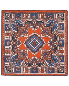 Hedvábný kapesníček Leather Barolo | Serà Fine Silk