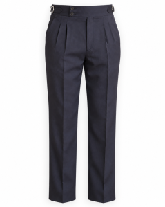 Gabardines Pantalons New York – Double-Pleat Cotton Trousers